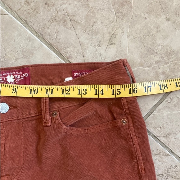 Lucky Brand Women's Rust Corduroy Jeans - Picture 5 of 8